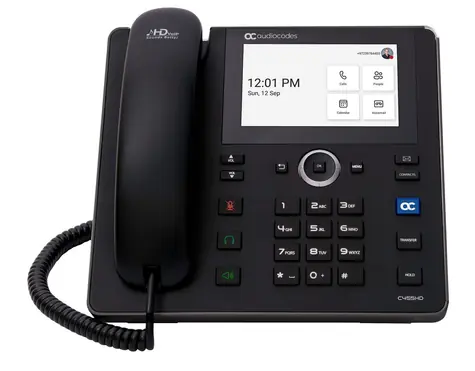 AudioCodes C455HD Teams černá / IP telefon / 5