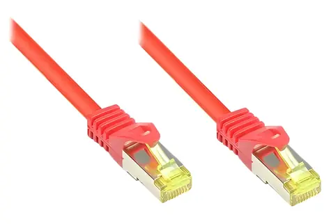 Good Connections Cat.7 S/FTP 1,5m červená / Patch kabel / RJ-45 / 600 MHz