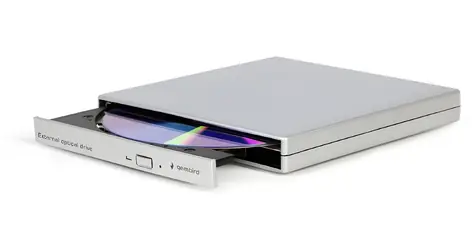 Gembird DVD-USB-021-SV stříbrná / Externí DVD/CD mechanika / USB 2.0
