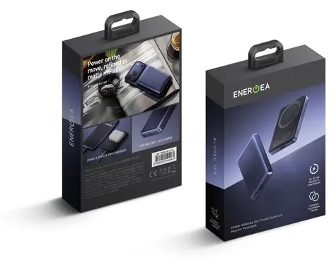Energea AluPac powerbanka indigo modrá / 10000mAh / MagSafe