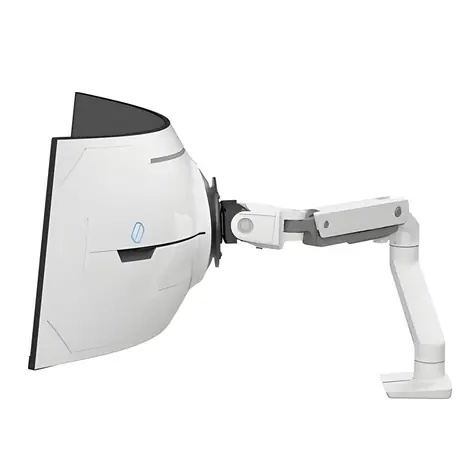 ERGOTRON HX Desk Monitor Arm VHD Pivot bílá / Rameno pro 1 zakřivený monitor / 1000R / nosnost 17 kg