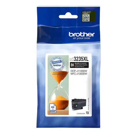 Brother LC-3235XLBK černá / Inkoustová náplň / originální / XL / 6000 stran / MFC-J1300DW, DCP-J1100DW