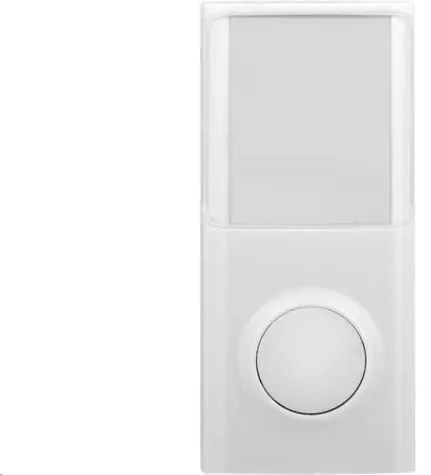 WG WG2 LightBell Pro bílá / Bezdrátový zvonek / 1x CR2032 / 85 dB / až 150 m / 58 melodií