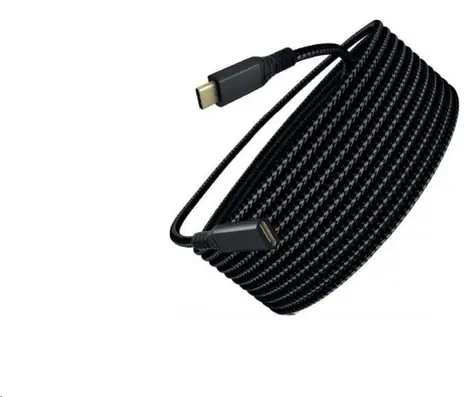 WG USB-C prodlužovací kabel černá / Prodlužovací kabel / USB-C – USB-C / 20 Gbps / PD 240 W / 2 m