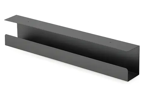 Digitus DA-90448 černý / Kabelový organizér pod stůl / 60x7,6x11,4 cm / ocel