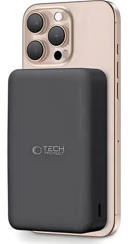 Tech-Protect PB12 LifeMag černá / Powerbanka / 20 000 mAh / MagSafe bezdrátové nabíjení