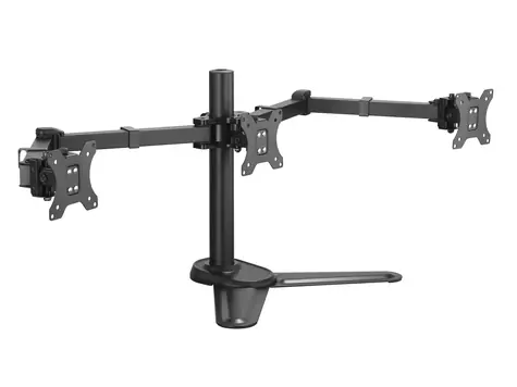 Equip stolní stojan pro 3 monitory černá / Stolní stojan / 17-27