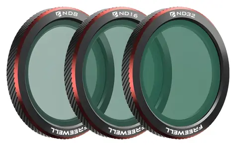 Freewell FW-NE2-STD / Sada ND filtrů / Standard Day / DJI Neo 2 / ND8, ND16, ND32