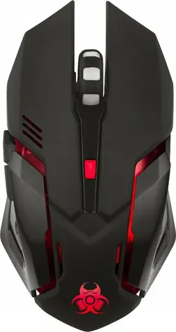 Tracer GAMEZONE ROCKY RF NANO černá / Herní optická myš / 3200 DPI / RGB podsvícení / 6 tl. + kolečko / RF 2.4GHz