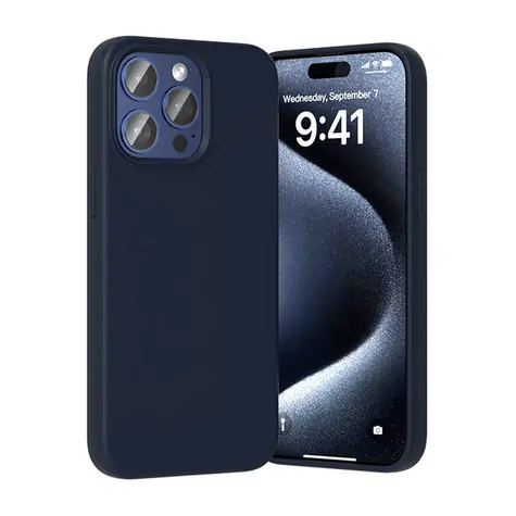 Vention KUFL0-30 modrá / Silikonový kryt / iPhone 15 Pro / MagSafe