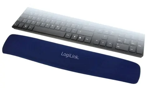 LogiLink ID0045 modrá / Podpěrka pod zápěstí / gel / Lycra
