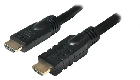 LogiLink Aktivní HDMI kabel černá / HDMI kabel / High Speed s Ethernetem / 4K 30Hz / 10 m