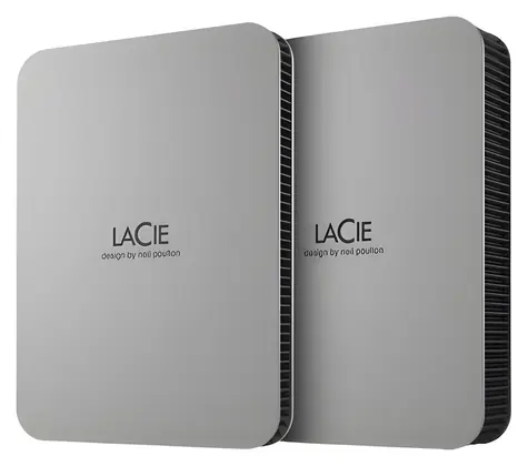 LaCie Mobile Drive Secure šedá / Externí HDD / 4 TB / 2.5