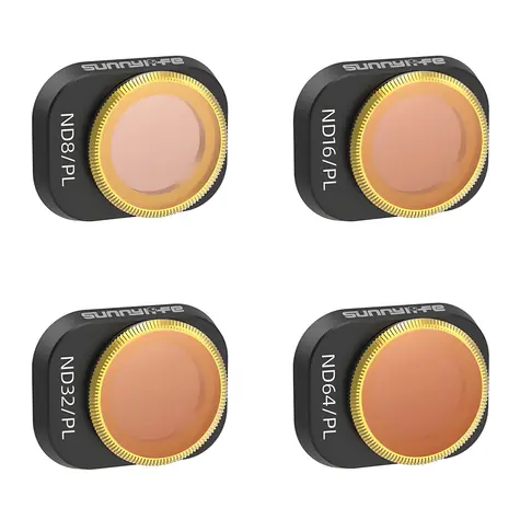 Sunnylife N4P-FI728 / Sada filtrů / pro DJI Mini 4 Pro / ND8/PL, ND16/PL, ND32/PL, ND64/PL