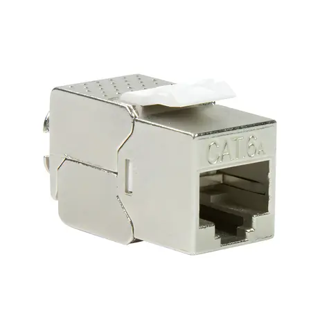 LogiLink RJ45 STP Cat.6A / Spojka / KeyStone / 500 MHz / Stříbrná