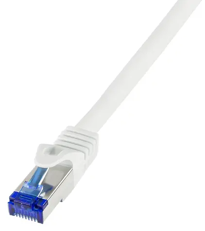 LogiLink Ultraflex bílá / Patch kabel / Cat 6A / S/FTP / RJ-45 / 7,5 m