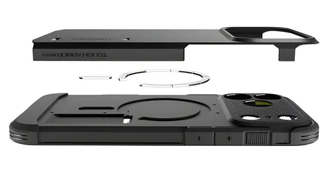 Spigen Tough Armor T Mag gunmetal pro iPhone 17 Pro / Ochranný kryt / MagSafe / MIL-STD 810G