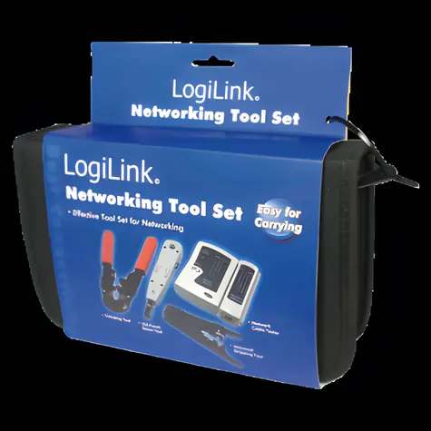 LogiLink WZ0012 / Síťová sada nástrojů / Krimpovací kleště / LSA nástroj / Tester kabelů