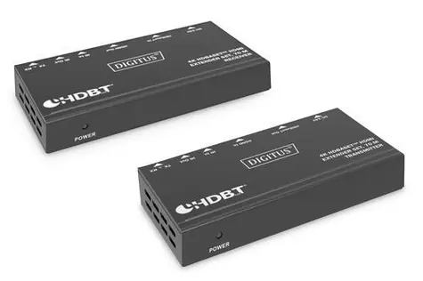 Digitus HDMI Extender HDBaseT / HDMI extender / CAT6/7/8 / dosah 70 m / 4K/30Hz / HDCP 2.2