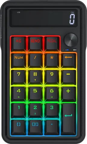 Redragon Cove K733-RGB-WL černá / Bezdrátová herní klávesnice / mechanická / Redragon RPC / RGB