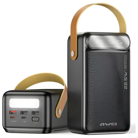 Awei P101K černá / Powerbanka / 60000mAh / 22,5W
