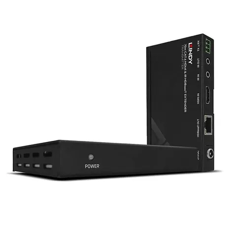 Lindy HDMI & IR extender po Cat6 s PoC / HDMI extender / 4K UHD 30 Hz / 70 m / HDBaseT