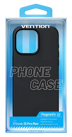 Vention KUFB0-40 černá / Silikonový kryt / iPhone 15 Pro Max / MagSafe