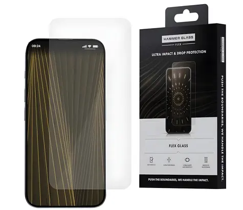Hammer Glass Flex / Hybridní sklo / pro Samsung Galaxy A17 5G/A16 5G/A16 4G / 0,3 mm