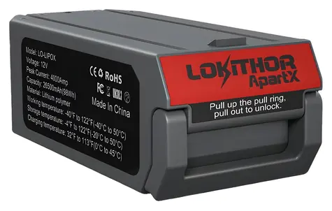 Lokithor LO-LIPOX / Baterie pro startovací zařízení ApartX / Li-Pol / 98 Wh / 4000 A