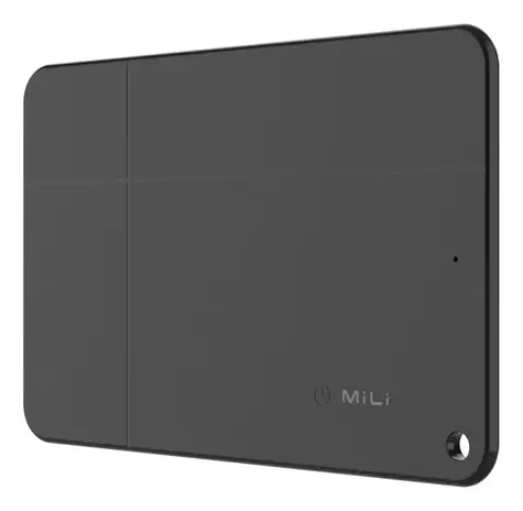 FIXED MiCard Pro černý / Smart tracker / Find My / Find Hub / bezdrátové nabíjení / IP67