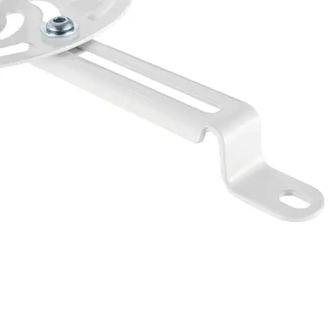 LogiLink BP0057 bílý / Stropní držák projektoru / nosnost 13,5 kg / rotace 360° / náklon ±15°