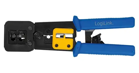 LogiLink WZ0037 černá / Krimpovací kleště / RJ11 / RJ12 / RJ45 / EZ