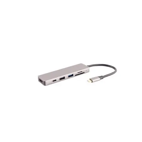 Shiverpeaks USB-C Multiport dokovací stanice 6v1 / Dokovací stanice / USB-C / 6 portů