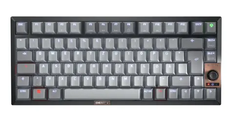 Cherry KW300 MX černá / Klávesnice / Mechanická Cherry MX Brown / USB + Bluetooth 5.2 / 75% TKL / Podsvícení LED