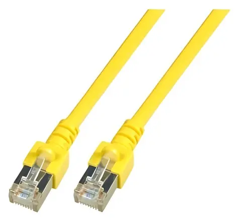 EFB Cat5e SF/UTP žlutá / Patch kabel / RJ-45 / 15 m / PVC / CCA