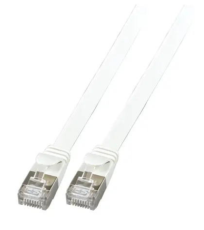 EFB U/FTP Cat6A 2 m šedá / Plochý patch kabel / RJ-45 / PVC / 10 Gbit/s