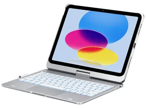 Typecase Flexbook Touch stříbrná / Klávesnicové pouzdro / Apple iPad 11