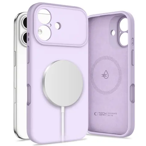 Tech-Protect Silicone Magsafe Mauve / Kryt / Apple iPhone 17 / MagSafe / Silikon