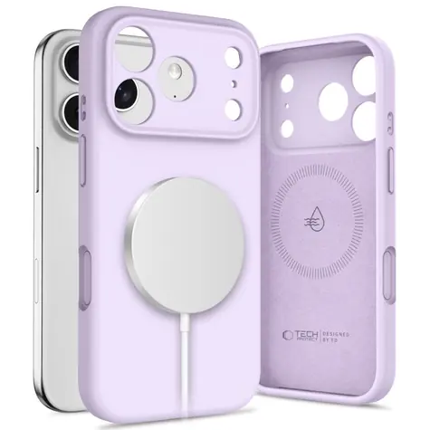 Tech-Protect Silicone MagSafe iPhone 17 Pro Max fialová / Pouzdro / Silikonové / MagSafe