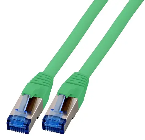 EFB Cat6a S/FTP superflex zelená / Patch kabel / RJ45-RJ45 / 1 m / 10Gbit