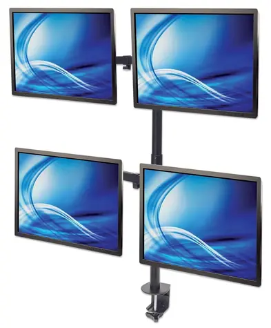 Manhattan Držák pro 4 monitory 13-32