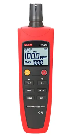 UNI-T UT337A / Měřič oxidu uhelnatého / 0-1000 ppm / elektrochemický senzor