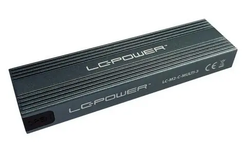 LC-Power M2-C-MULTI-3 / Externí box pro M.2 SSD / NVMe & SATA / USB 3.2
