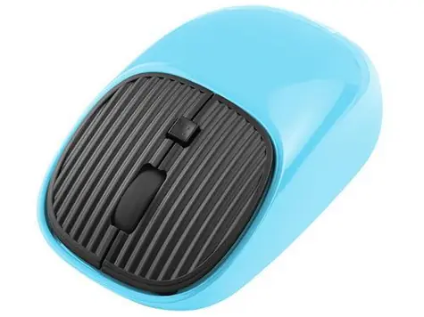 Tracer WAVE modrá / bezdrátová optická myš / 1600 DPI / RF 2,4 GHz / 4 tl. + kolečko / USB-C nabíjení
