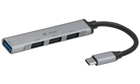 Tracer H40 / USB-C hub / 4 porty / hliníkové tělo