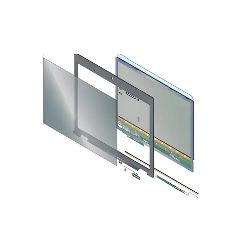 3M ALCF-P ABR2 / Fólie pro filtr soukromí / 432×432 mm / Matný povrch / Úhel 60°