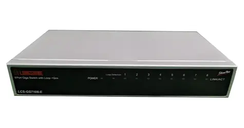 Longshine LCS-GS7108-E / Switch / 8× GbE RJ-45 / Unmanaged / Desktop