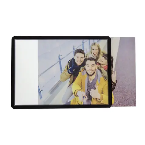 LogiLink Podložka pod myš s foto přebalem černá, průhledná / Podložka pod myš / 230 x 195 mm / PVC
