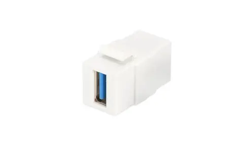 Digitus Keystone modul USB 3.0 A-A bílá / Redukce / samice/samice