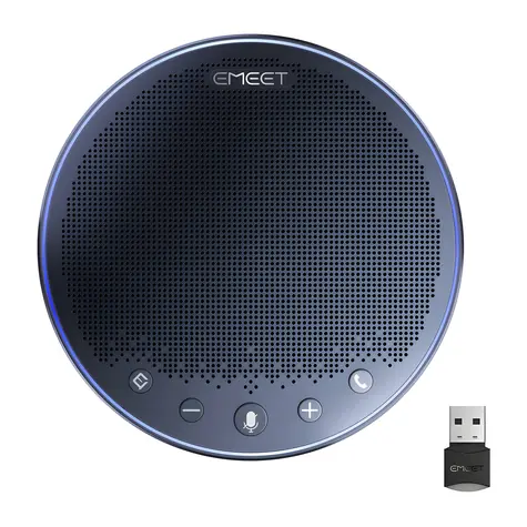 EMEET OfficeCore M3 / Konferenční reproduktor / 4 mikrofony / Bluetooth 5.0 / USB-C / baterie 5200mAh